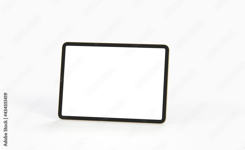 Tablet 3d computer with blank screen Tablet 3d computer with blank screen