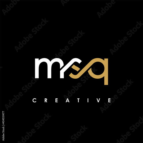 MSQ Letter Initial Logo Design Template Vector Illustration