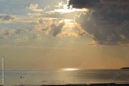clouds over the gulf of finland