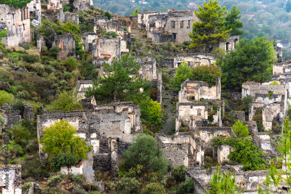 Abandoned Greek village Kayakoy, Fethiye, Turkey
