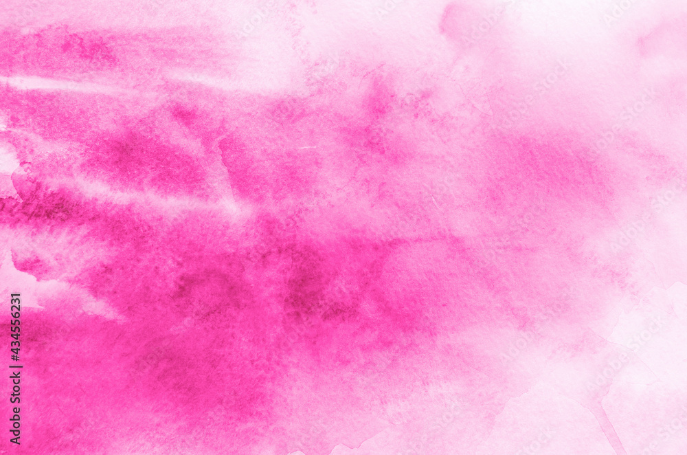 Fototapeta premium Abstract pink watercolor background texture