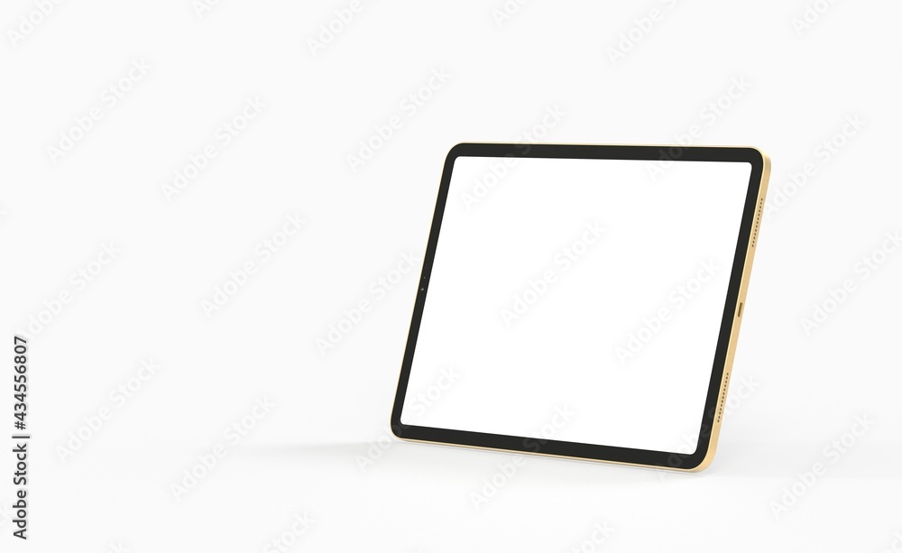 Tablet 3d computer with blank screen Tablet 3d computer with blank screen