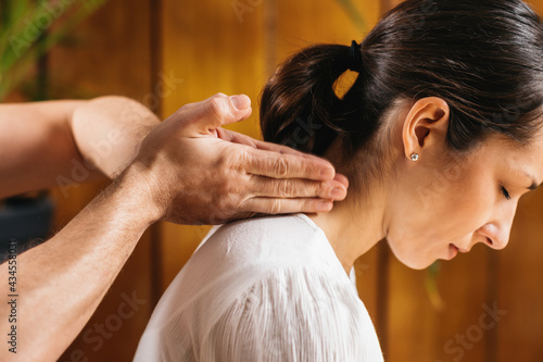 Thai Massage - Back Pain Relief .