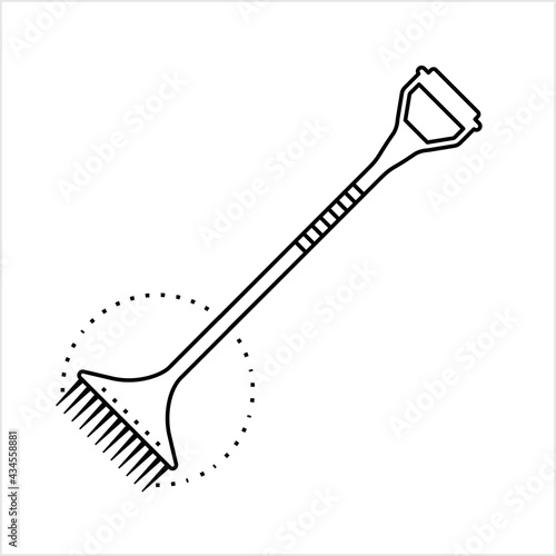 Hand Rake Icon, Rake Tool Icon