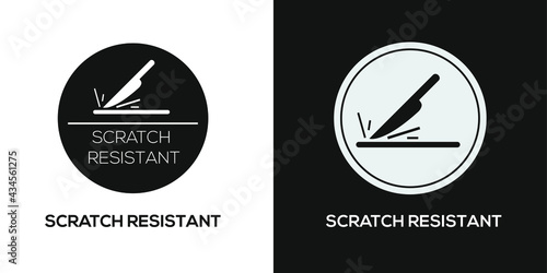 Creative (Scratch resistant) Icon ,Vector sign.