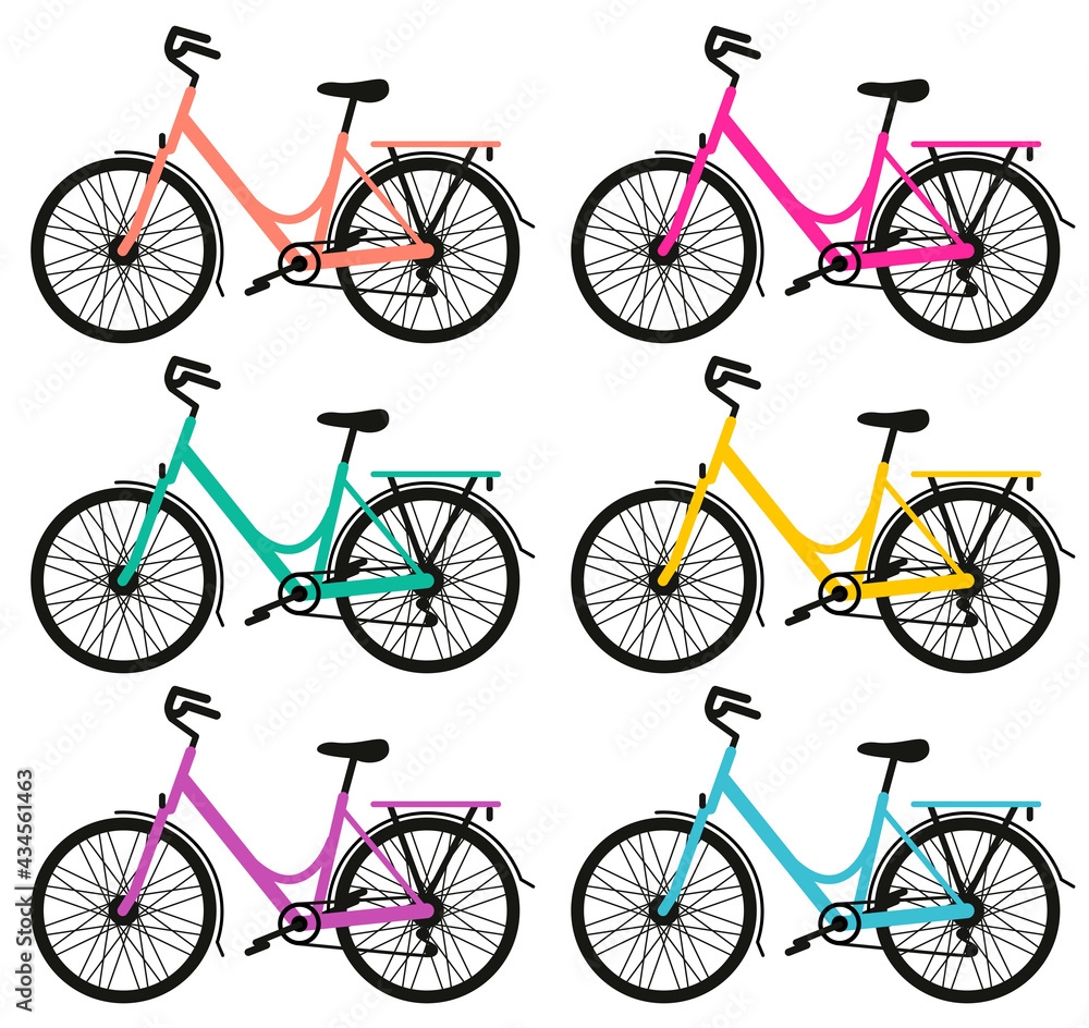 Fototapeta premium VTT - Vélos femme planche 3