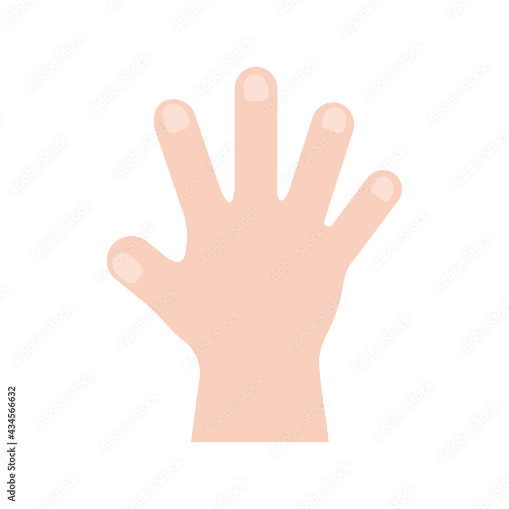 Hand icon. Cartoon hand wearing gloves to prevent virus The concept of hand washing kills bacteria Hand icon. Cartoon hand wearing gloves to prevent virus The concept of hand washing kills bacteria