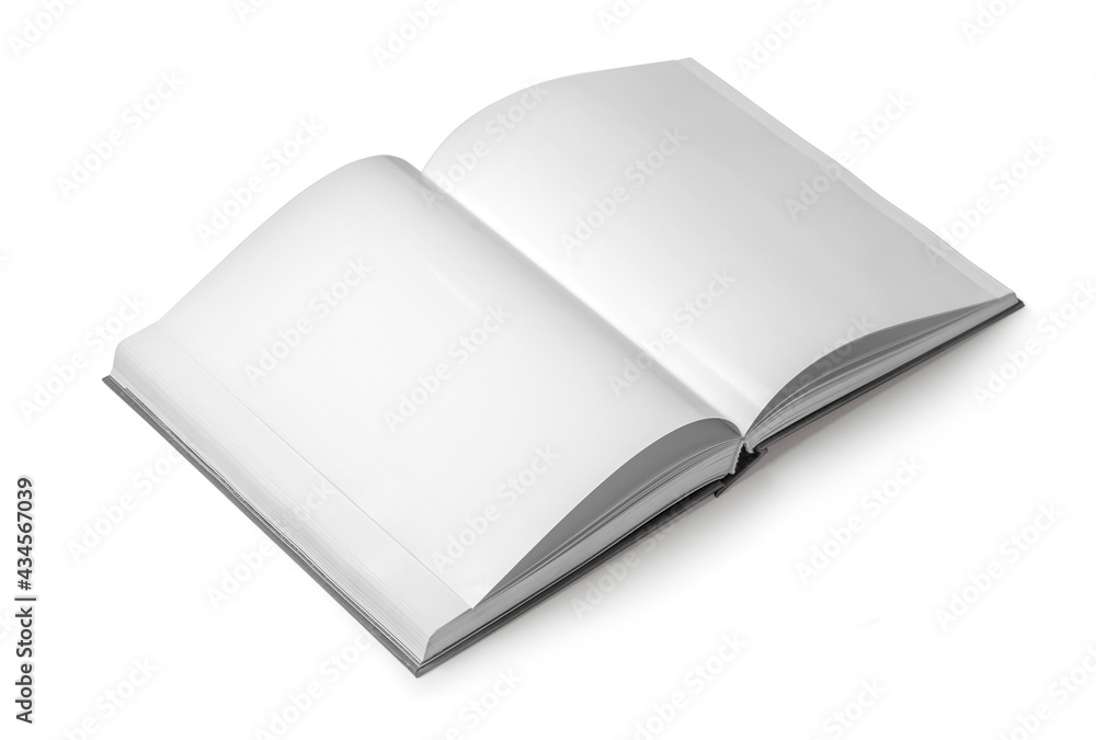 open white book open white book