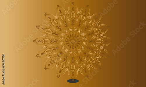 Luxury Background Design With Mandala