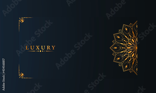 Luxury Background Design With Mandala