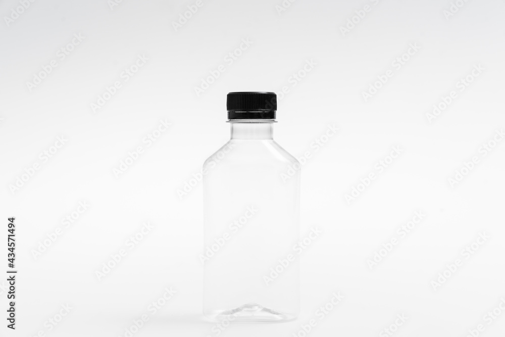 Empty bottle on white background Empty bottle on white background