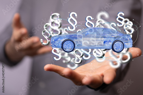 Car law concept. Safety of ...