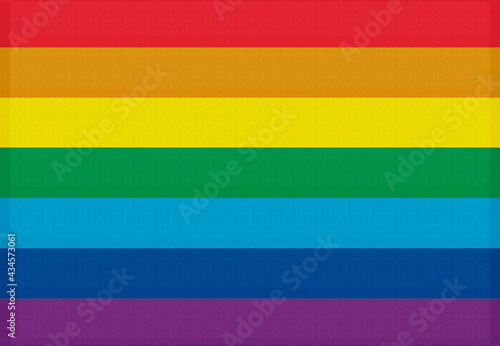 Bandera LGTBI por el día del orgullo..