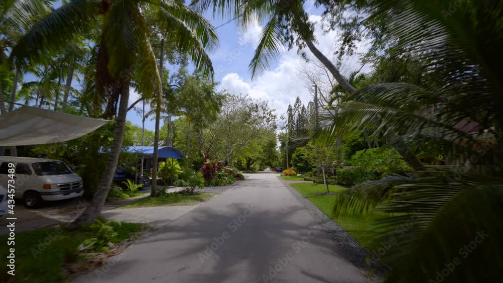 Residential Coconut grove Miami 4k motion video Residential Coconut grove Miami 4k motion video
