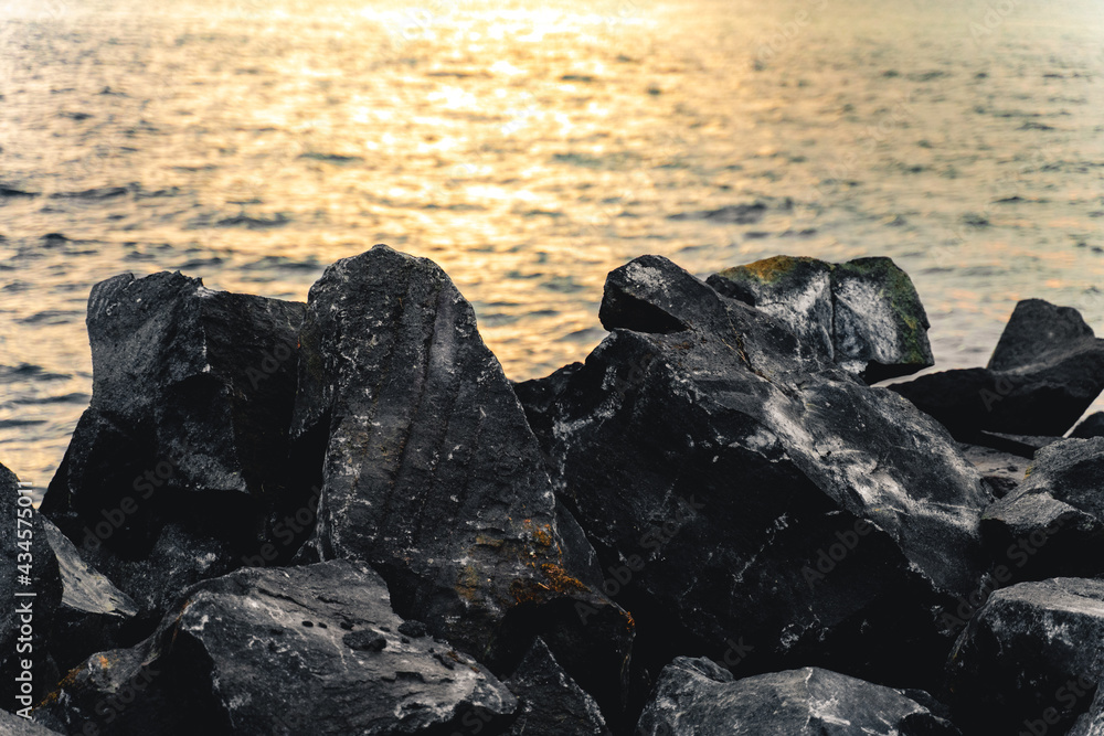 Fototapeta premium rocks on the beach