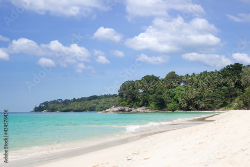 Touched tropical beach in surin island,Phuket Thailand. © puwanai8039