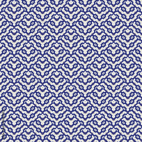 Arabique Watercolor Seamless Pattern. Muslim Arabesque. Geometric Hand Painted Fashion Texture. Organic Geometric Male Summer Pattern. Watercolor Brush Paint. Textured Paint Brush Asiatic Teal.