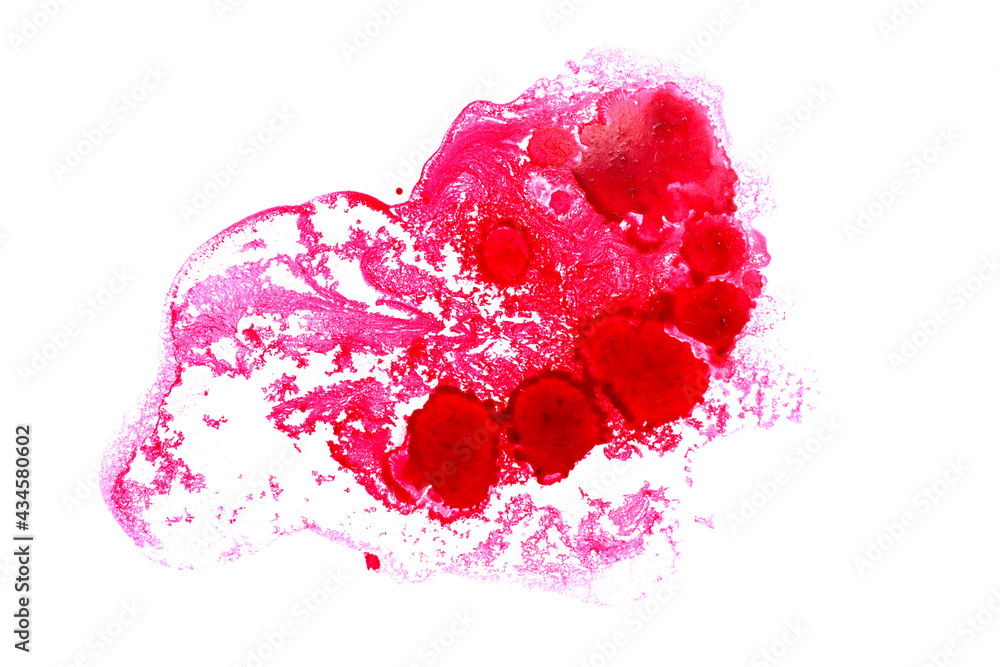 red Abstract colorful oil ink on paper close-up background texture red Abstract colorful oil ink on paper close-up background texture