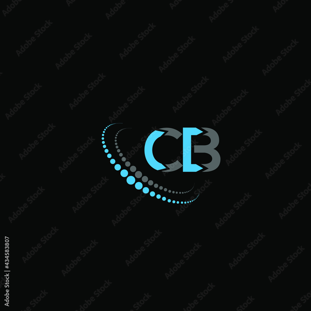 CB letter logo design on black background. CB creative initials letter logo  concept. CB letter design. CB white letter design on black background. c b, c  b logo Stock Vector | Adobe Stock