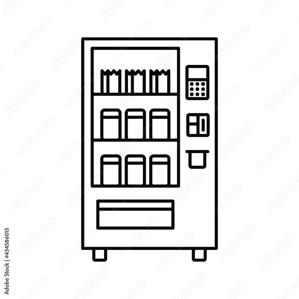 vending machines vector icon. vector illustration vending machines vector icon. vector illustration