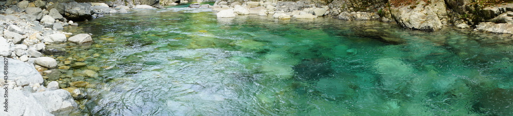 Japan's best mountain stream landscape