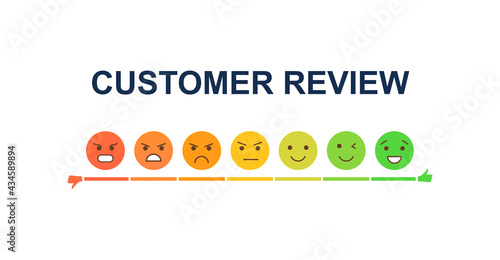 Emotion feedback scale with slider