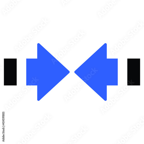 right and left arrow icon