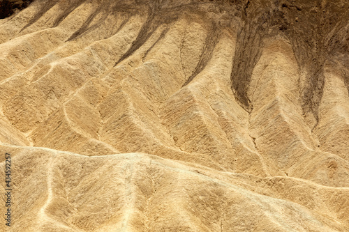 Bild auf Leinwand Detail of rocks with incredible pattern of zabriskie point - Death Valley