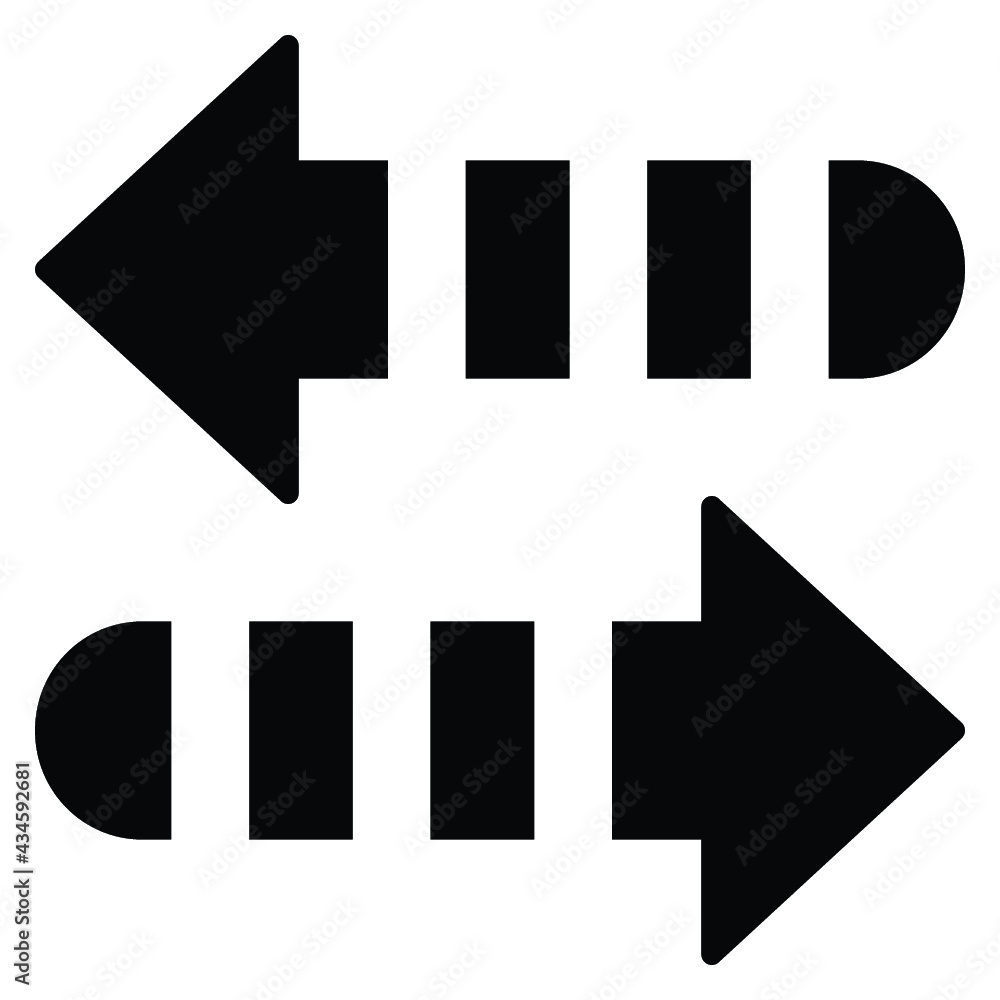 right and left arrow icon