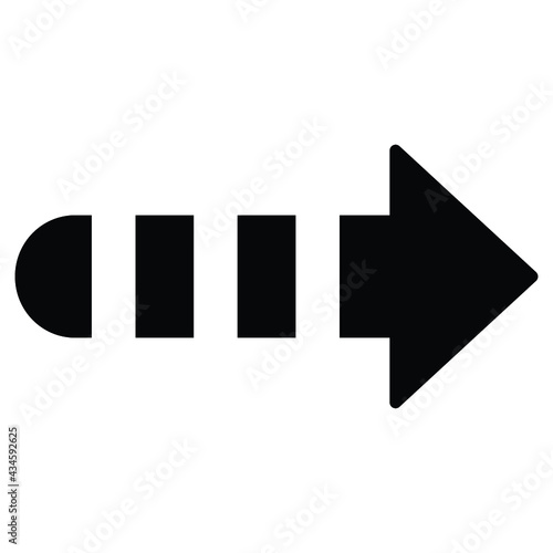 Right arrow icon design