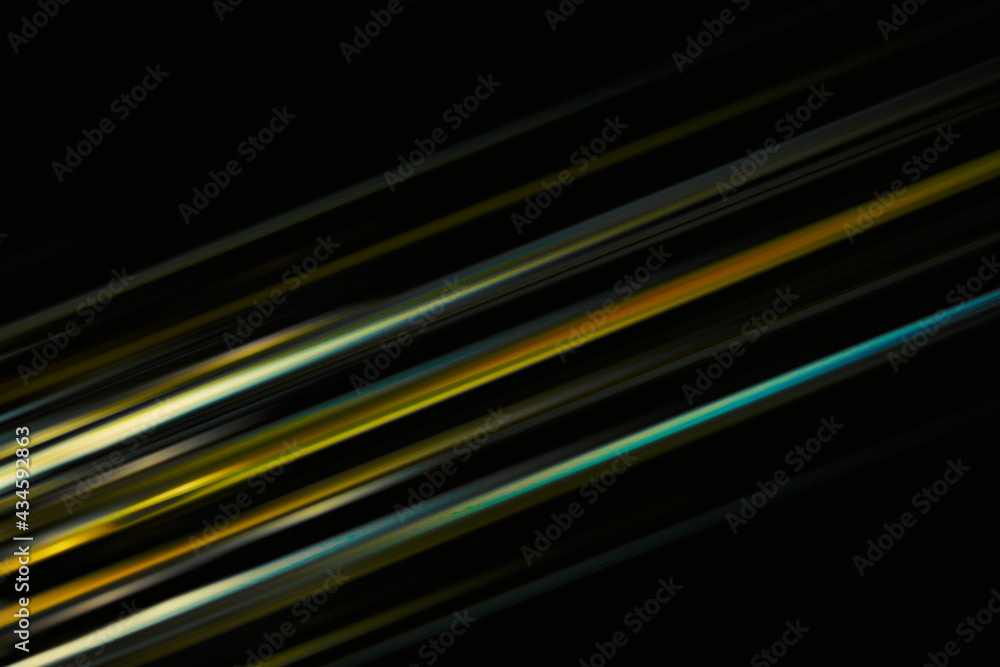 Blue fantastic camera movement. Abstract graphical motion blur background. Horizontal lines and strips 3D illustration Blue fantastic camera movement. Abstract graphical motion blur background. Horizontal lines and strips 3D illustration