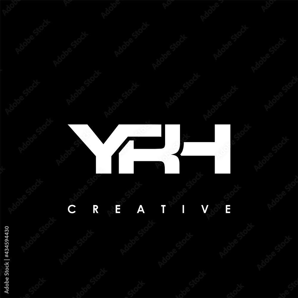 YRH Letter Initial Logo Design Template Vector Illustration YRH Letter Initial Logo Design Template Vector Illustration