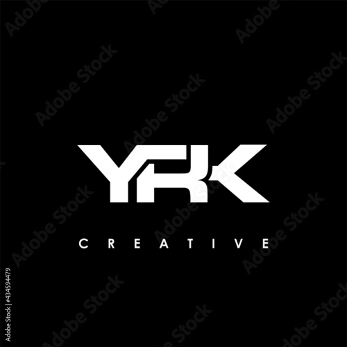 YRK Letter Initial Logo Design Template Vector Illustration photo