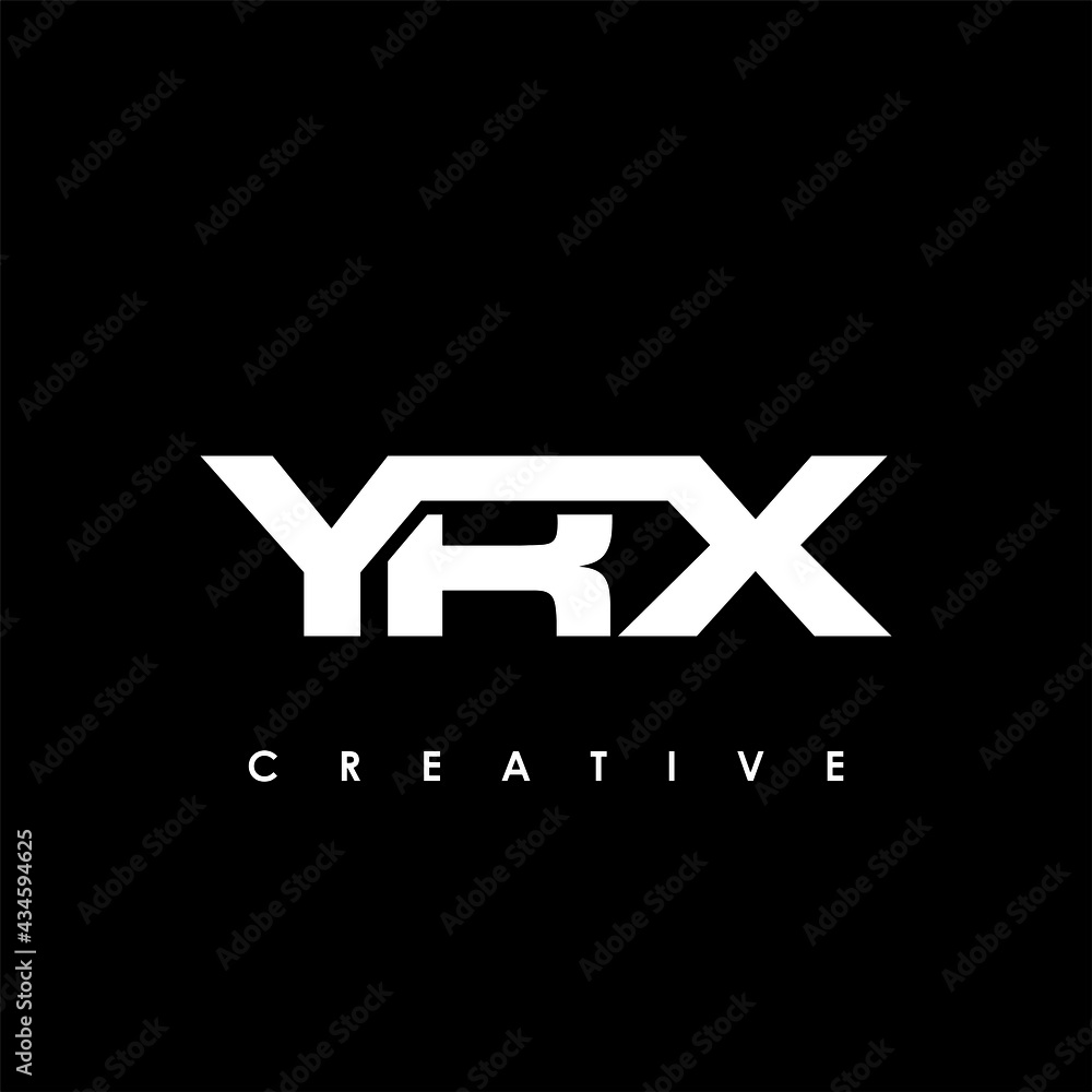 Fototapeta premium YRX Letter Initial Logo Design Template Vector Illustration