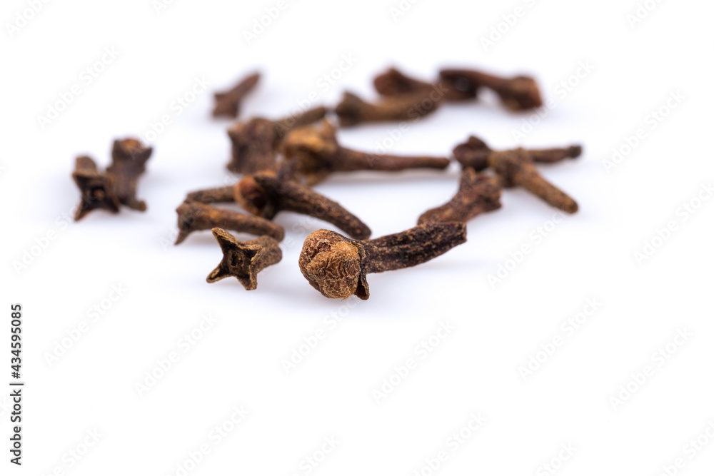 Cloves isolated on white background Cloves isolated on white background