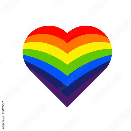 Wallpaper Mural Colorful rainbow on a white background. Torontodigital.ca