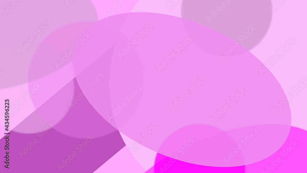 A creative poster. Abstract image with circular shapes. Subtle smooth, soft lilac background. Elegant line illustration. Cheerful geometric elements and flamboyant fund. Luscious mauve contrast.