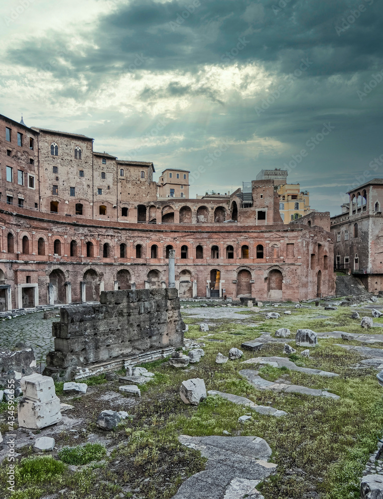 Rome Italy, Trajan forum the 