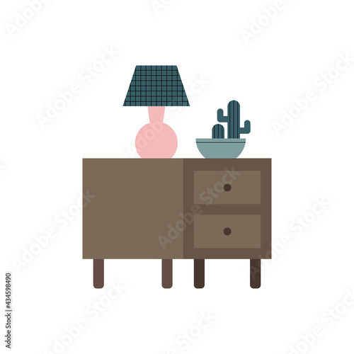 lamp in drawer