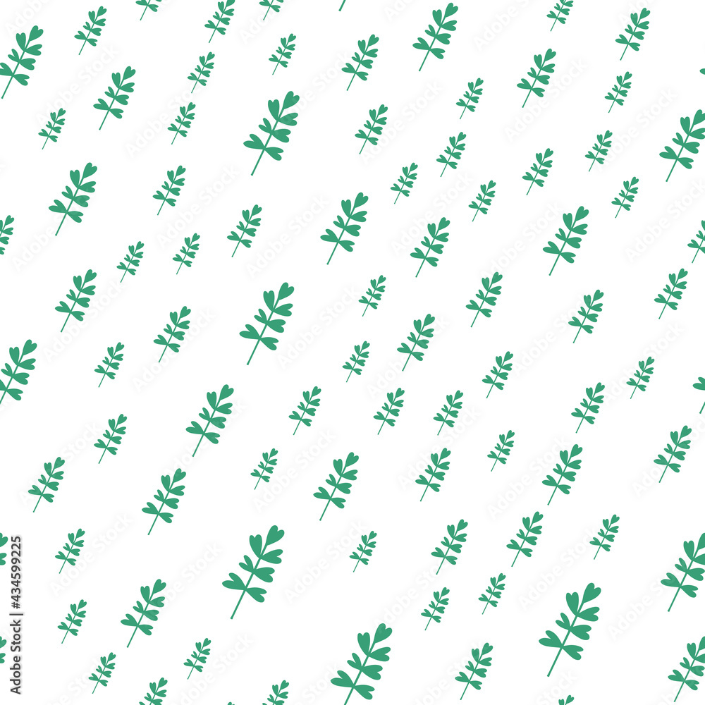 Vector 9 Branches Set Seamless Pattern plants leaves Vector 9 Branches Set Seamless Pattern plants leaves