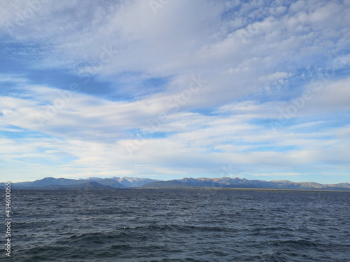 clouds over the sea