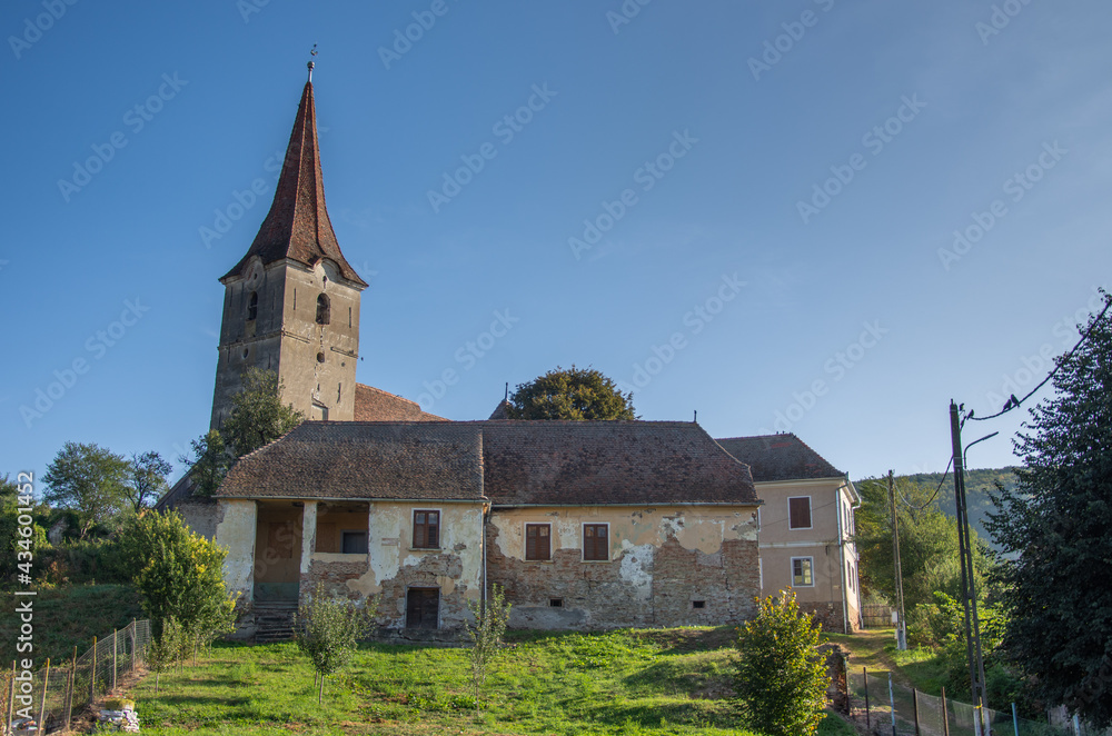 Fortified Evangelical Church from Filitelnic, Romania, 2020, September,