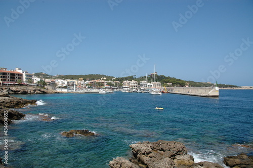 View of Rala Ratjada with the port; Mallorca; Balearic Islands