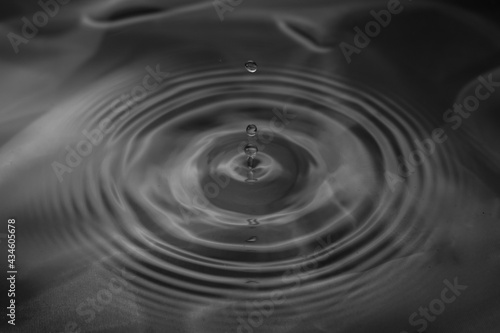 macro calm liquid water droplets 