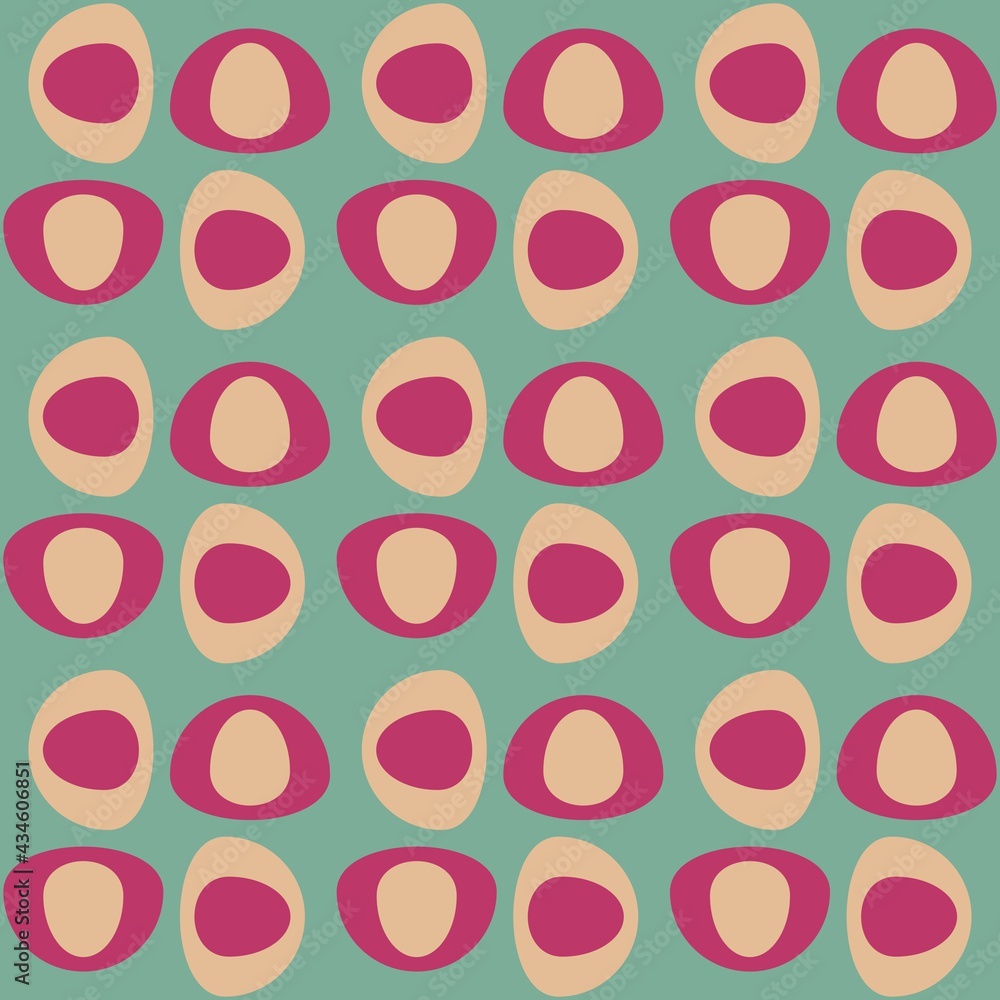 Rounded abstract seamless pattern - decorative accent for any surfaces. Rounded abstract seamless pattern - decorative accent for any surfaces.