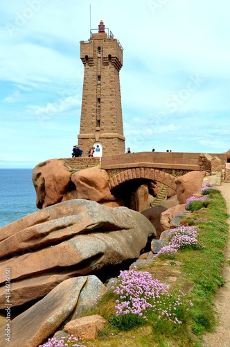Pink Granite Coast in Brittany , France
Ploumanach lighthouse