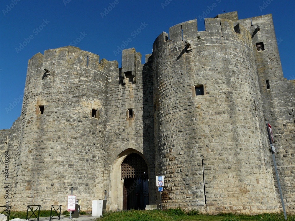 Porte de la reine / Altes Stadttor in Aigues-Mortes / Frankreich