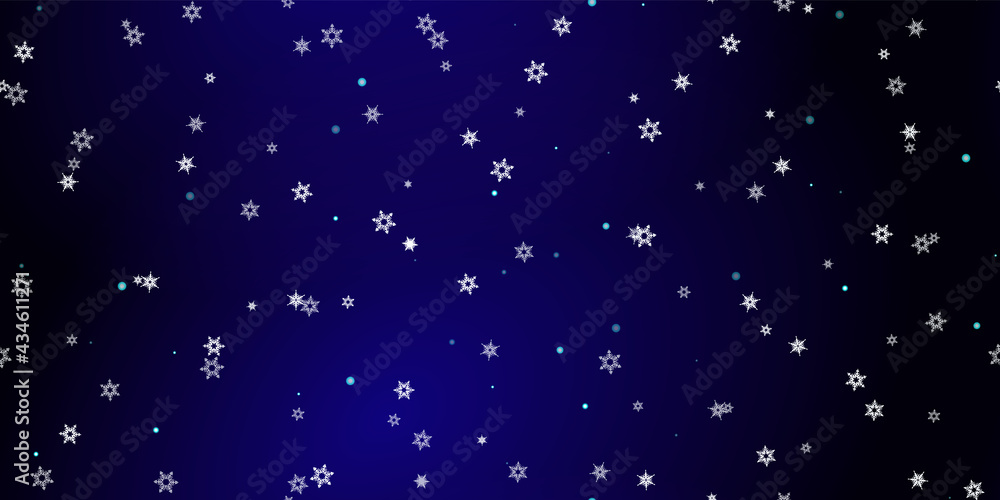 Falling Snowflakes seamless pattern flying snow Falling Snowflakes seamless pattern flying snow