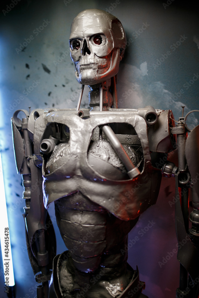 Naklejka premium Kiev, Ukraine - June 1, 2019: Kiev Comic Con, an annual fandom festival in Ukraine. Festival of comics. Cosplayers dressed as their favorite superheroes. Marvel Cosplay, Avengers, Mortal Kombat, DC