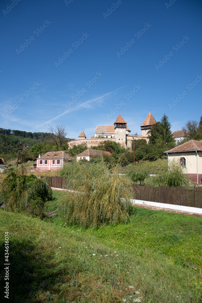 Fortified church from Alma Vii village, Moșna commune, Sibiu county, September 2020